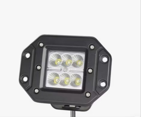Lökháritóba süllyeszthető 6Led-es munkalámpa Terítő Fény 12/24V
