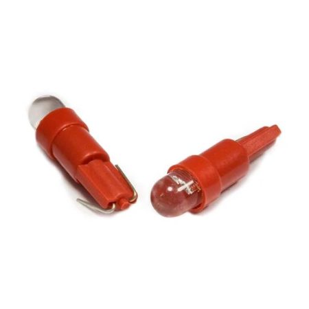 Izzó Led PIROS T5 12V műszerfalba