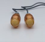 Sasszem helyzetjelző + villogó mini 12V SÁRGA PÁRBAN